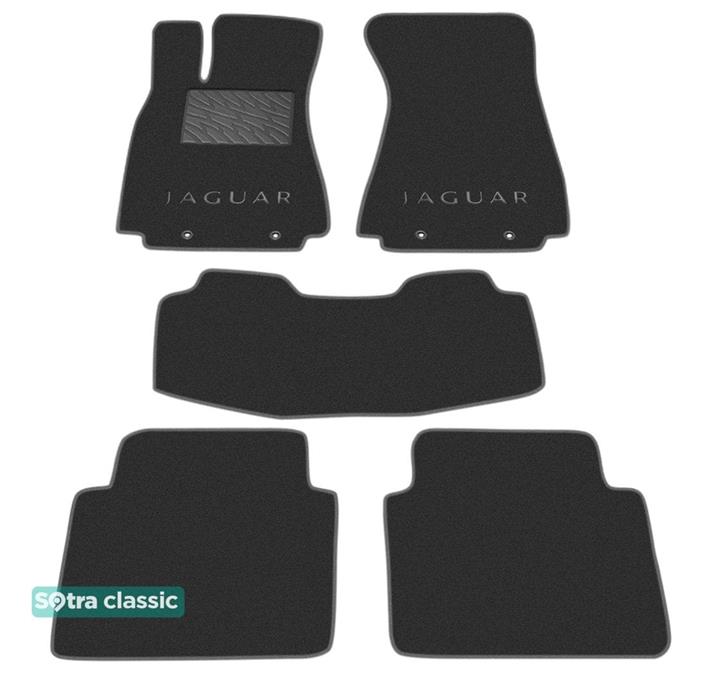 Sotra 01377-GD-GREY Interior mats Sotra two-layer gray for Jaguar Xj-series (2003-2009), set 01377GDGREY: Buy near me at 2407.PL in Poland at an Affordable price!