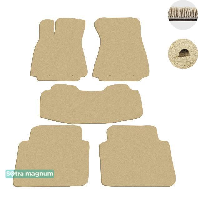 Sotra 01377-MG20-BEIGE Interior mats Sotra two-layer beige for Jaguar Xj-series (2003-2009), set 01377MG20BEIGE: Buy near me in Poland at 2407.PL - Good price!