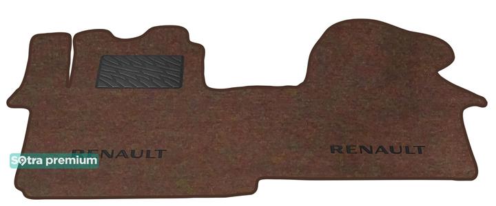 Sotra 01381-CH-CHOCO Interior mats Sotra two-layer brown for Renault Trafic (2001-2014), set 01381CHCHOCO: Buy near me in Poland at 2407.PL - Good price!