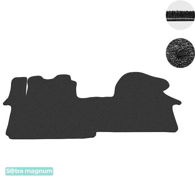 Sotra 01381-MG15-BLACK Interior mats Sotra two-layer black for Renault Trafic (2001-2014), set 01381MG15BLACK: Buy near me in Poland at 2407.PL - Good price!