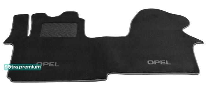 Sotra 01382-CH-BLACK Килимки салону Sotra двошарові чорні для Opel Vivaro (2001-2014), комплект 01382CHBLACK: Приваблива ціна - Купити у Польщі на 2407.PL!