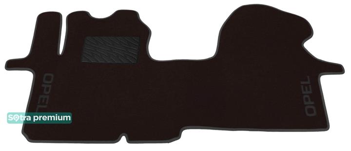 Sotra 01391-CH-CHOCO Interior mats Sotra two-layer brown for Opel Vivaro (2001-2014), set 01391CHCHOCO: Buy near me in Poland at 2407.PL - Good price!