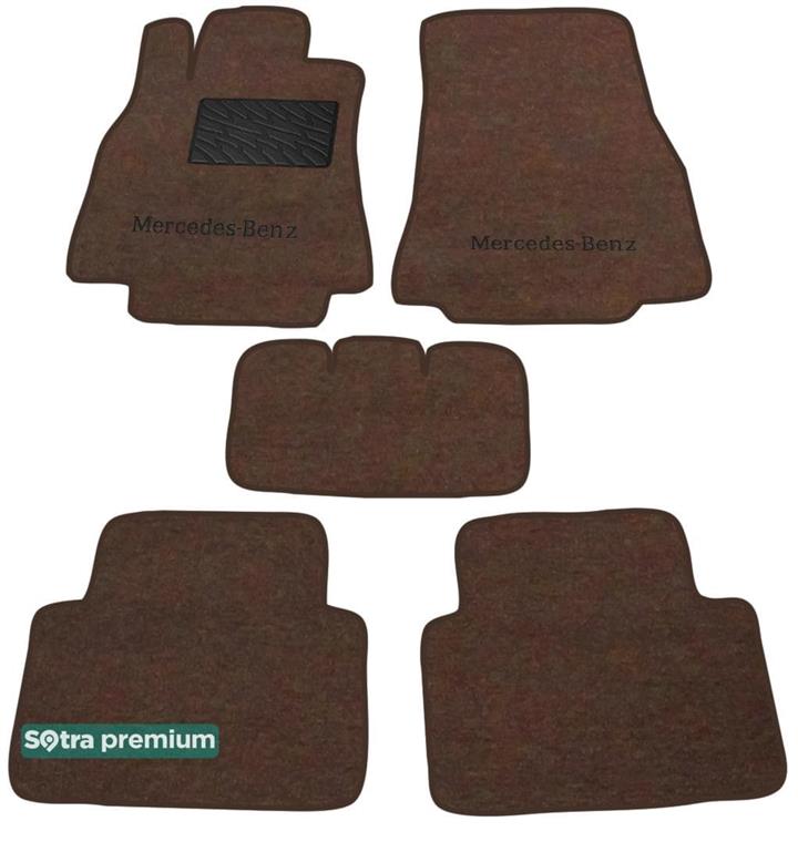 Sotra 01401-CH-CHOCO Interior mats Sotra two-layer brown for Mercedes A/b-class (2005-2011), set 01401CHCHOCO: Buy near me at 2407.PL in Poland at an Affordable price!