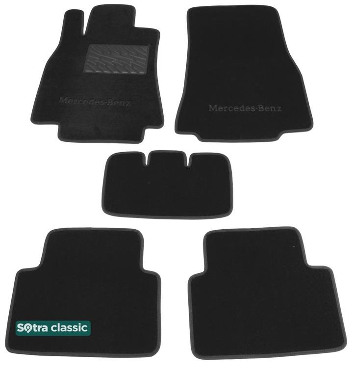 Sotra 01401-GD-GREY Interior mats Sotra two-layer gray for Mercedes A/b-class (2005-2011), set 01401GDGREY: Buy near me in Poland at 2407.PL - Good price!