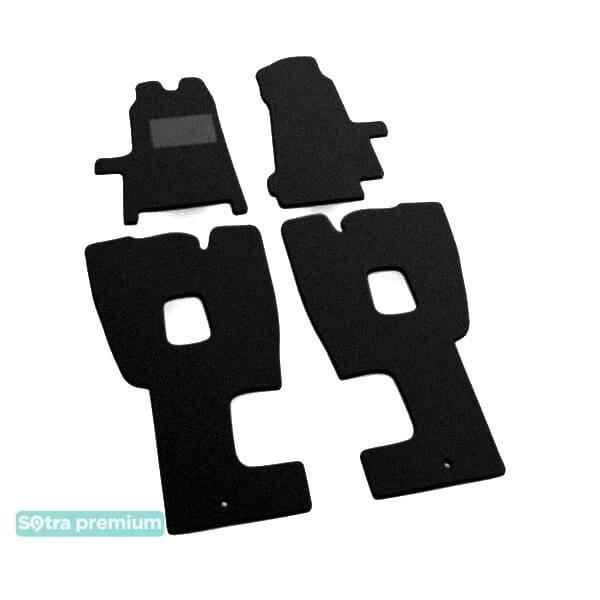 Sotra 01406-CH-BLACK Interior mats Sotra two-layer black for Ford Tourneo (2000-2006), set 01406CHBLACK: Buy near me in Poland at 2407.PL - Good price!