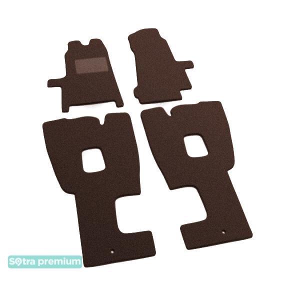 Sotra 01406-CH-CHOCO Interior mats Sotra two-layer brown for Ford Tourneo (2000-2006), set 01406CHCHOCO: Buy near me in Poland at 2407.PL - Good price!
