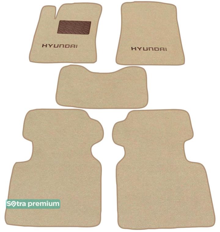 Sotra 01408-CH-BEIGE Interior mats Sotra two-layer beige for Hyundai Grandeur (2005-2010), set 01408CHBEIGE: Buy near me in Poland at 2407.PL - Good price!