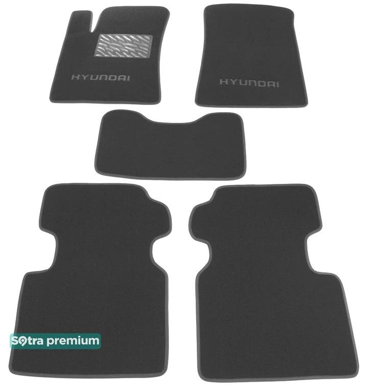 Sotra 01408-CH-GREY Interior mats Sotra two-layer gray for Hyundai Grandeur (2005-2010), set 01408CHGREY: Buy near me in Poland at 2407.PL - Good price!