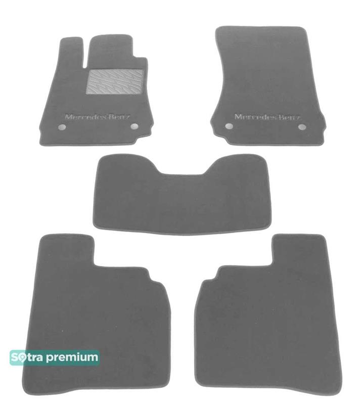 Sotra 01412-CH-GREY Interior mats Sotra two-layer gray for Mercedes S-class (2006-2013), set 01412CHGREY: Buy near me in Poland at 2407.PL - Good price!