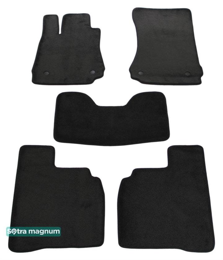 Sotra 01412-MG15-BLACK Interior mats Sotra two-layer black for Mercedes S-class (2006-2013), set 01412MG15BLACK: Buy near me in Poland at 2407.PL - Good price!
