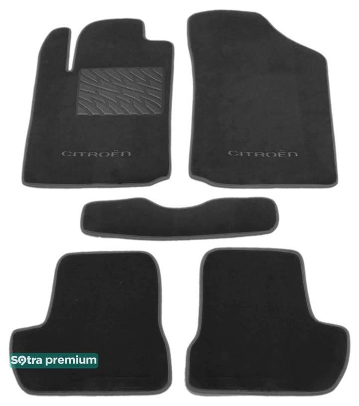 Sotra 01417-CH-GREY Interior mats Sotra two-layer gray for Citroen C2 (2003-2009), set 01417CHGREY: Buy near me in Poland at 2407.PL - Good price!