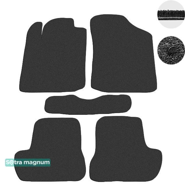 Sotra 01417-MG15-BLACK Interior mats Sotra two-layer black for Citroen C2 (2003-2009), set 01417MG15BLACK: Buy near me in Poland at 2407.PL - Good price!