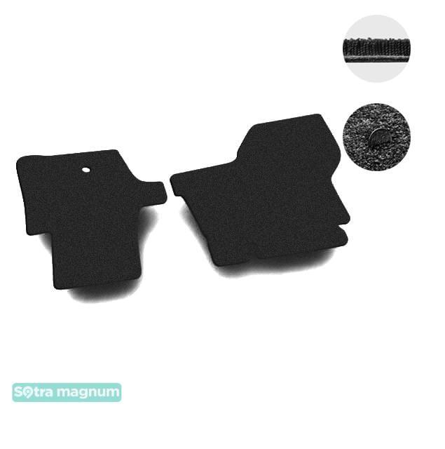 Sotra 01420-MG15-BLACK Interior mats Sotra two-layer black for Opel Movano (2003-2010), set 01420MG15BLACK: Buy near me in Poland at 2407.PL - Good price!