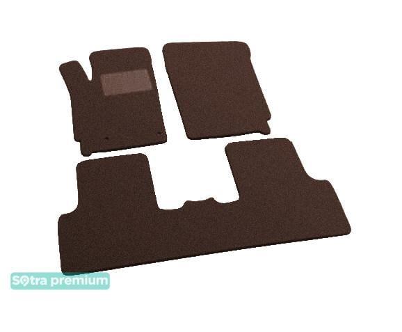 Sotra 01443-2-CH-CHOCO Interior mats Sotra two-layer brown for Citroen Berlingo (1996-2010), set 014432CHCHOCO: Buy near me in Poland at 2407.PL - Good price!