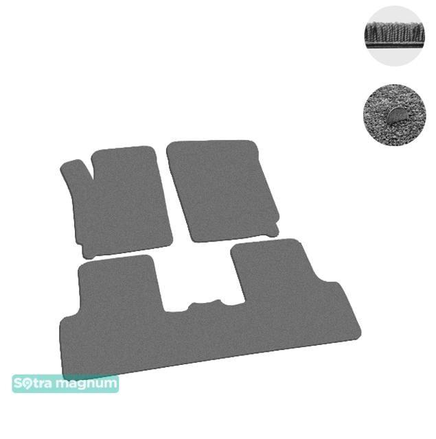 Sotra 01443-2-MG20-GREY Interior mats Sotra two-layer gray for Citroen Berlingo (1996-2010), set 014432MG20GREY: Buy near me at 2407.PL in Poland at an Affordable price!