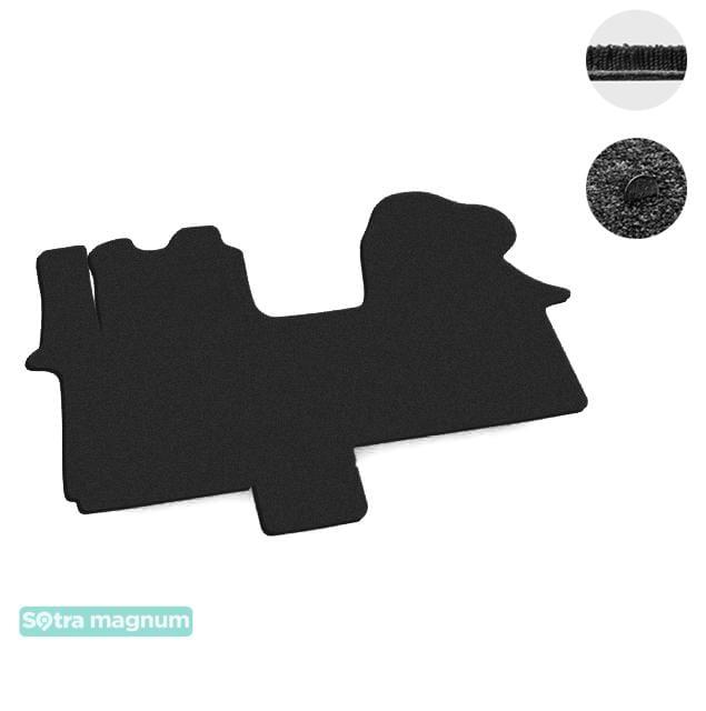 Sotra 01485-MG15-BLACK Interior mats Sotra two-layer black for Renault Trafic (2001-2014), set 01485MG15BLACK: Buy near me in Poland at 2407.PL - Good price!