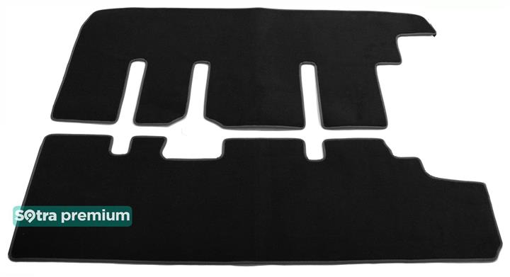 Sotra 01486-CH-BLACK Interior mats Sotra two-layer black for Renault Trafic (2001-2014), set 01486CHBLACK: Buy near me in Poland at 2407.PL - Good price!