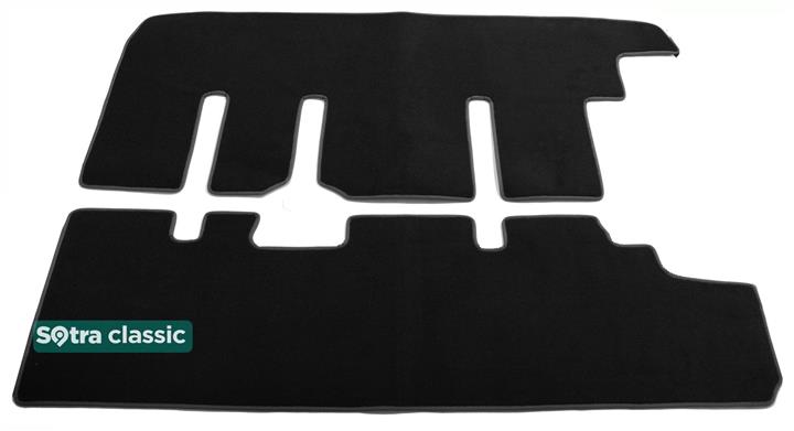 Sotra 01486-GD-BLACK Interior mats Sotra two-layer black for Renault Trafic (2001-2014), set 01486GDBLACK: Buy near me in Poland at 2407.PL - Good price!