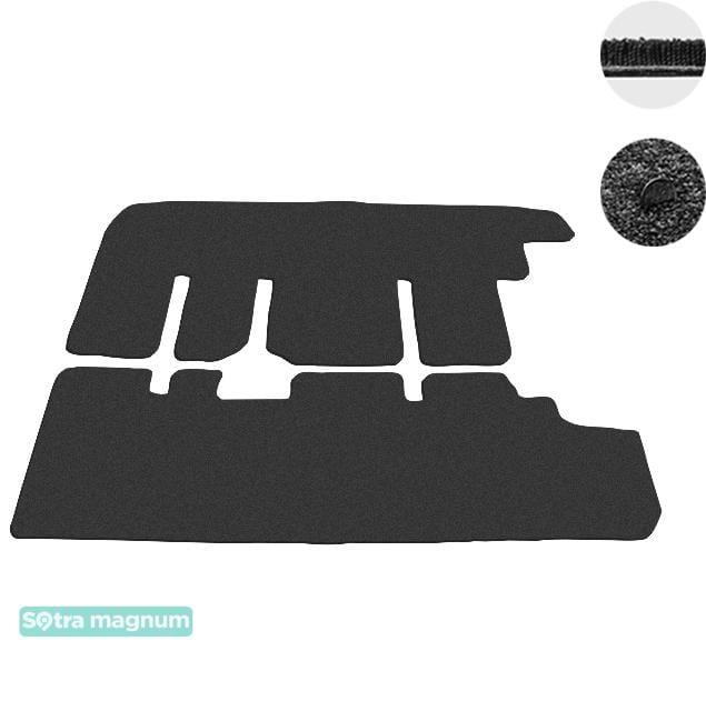 Sotra 01486-MG15-BLACK Interior mats Sotra two-layer black for Renault Trafic (2001-2014), set 01486MG15BLACK: Buy near me at 2407.PL in Poland at an Affordable price!