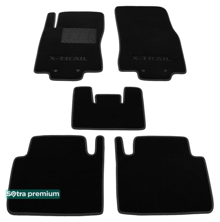 Sotra 06301-CH-BLACK Коврики салона Sotra двухслойные черные для Nissan X-trail (2014-), комплект 06301CHBLACK: Купить в Польше - Отличная цена на 2407.PL!