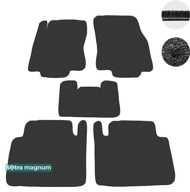 Sotra 06301-MG15-BLACK Interior mats Sotra two-layer black for Nissan X-trail (2014-), set 06301MG15BLACK: Buy near me in Poland at 2407.PL - Good price!
