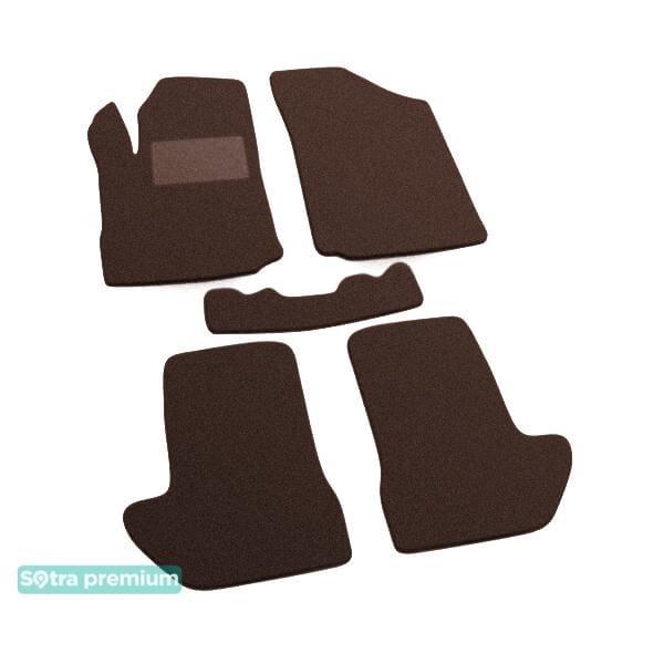 Sotra 06347-CH-CHOCO Interior mats Sotra two-layer brown for Citroen C3 (2002-2009), set 06347CHCHOCO: Buy near me in Poland at 2407.PL - Good price!