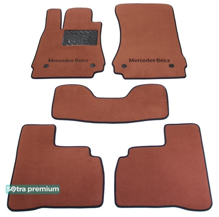 Sotra 06348-CH-TERRA Interior mats Sotra two-layer terracotta for Mercedes S-class (2006-2013), set 06348CHTERRA: Buy near me in Poland at 2407.PL - Good price!