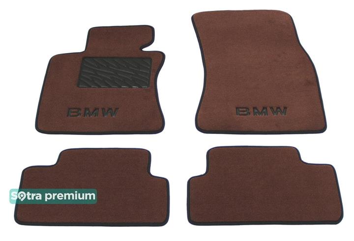 Sotra 06380-CH-CHOCO Interior mats Sotra two-layer brown for BMW 6-series (2003-2010), set 06380CHCHOCO: Buy near me in Poland at 2407.PL - Good price!