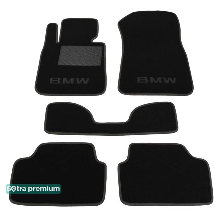 Sotra 06386-CH-BLACK Interior mats Sotra two-layer black for BMW 1-series (2004-2011), set 06386CHBLACK: Buy near me in Poland at 2407.PL - Good price!
