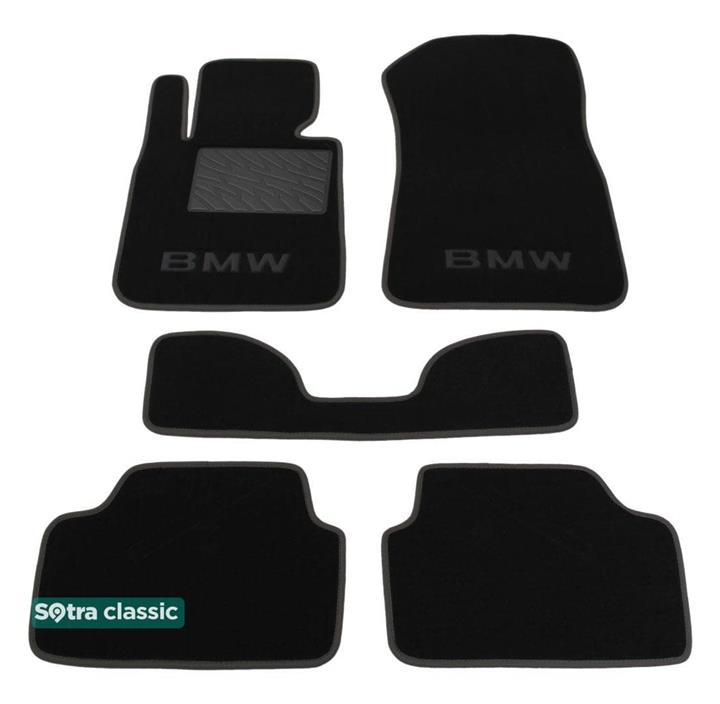 Sotra 06386-GD-BLACK Interior mats Sotra two-layer black for BMW 1-series (2004-2011), set 06386GDBLACK: Buy near me in Poland at 2407.PL - Good price!