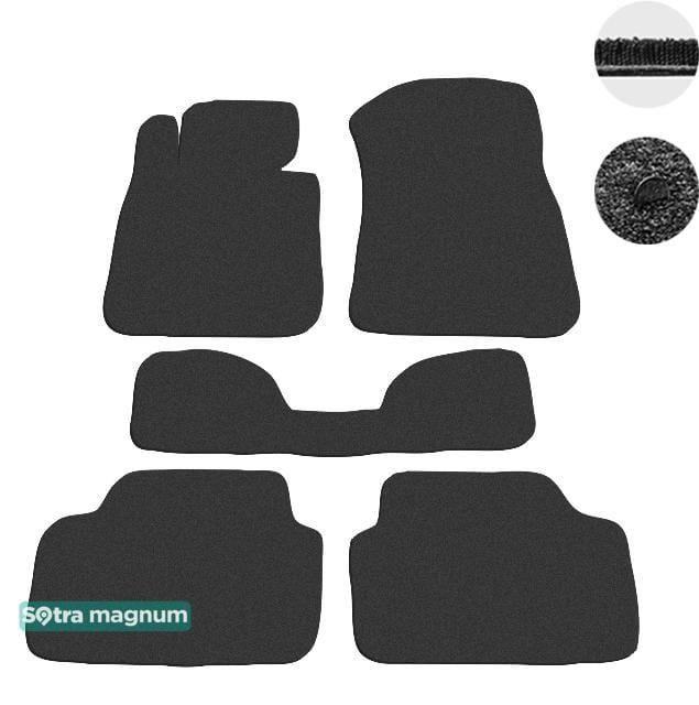 Sotra 06386-MG15-BLACK Interior mats Sotra two-layer black for BMW 1-series (2004-2011), set 06386MG15BLACK: Buy near me in Poland at 2407.PL - Good price!