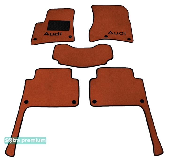 Sotra 06401-CH-TERRA Interior mats Sotra two-layer terracotta for Audi Q7 (2006-2014), set 06401CHTERRA: Buy near me in Poland at 2407.PL - Good price!