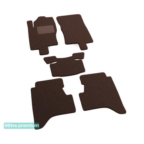 Sotra 06423-CH-CHOCO Interior mats Sotra two-layer brown for Nissan Xterra (2005-2015), set 06423CHCHOCO: Buy near me in Poland at 2407.PL - Good price!