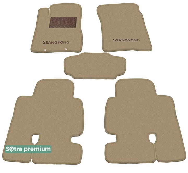 Sotra 06438-CH-BEIGE Interior mats Sotra two-layer beige for Ssang yong Kyron (2005-2014), set 06438CHBEIGE: Buy near me in Poland at 2407.PL - Good price!