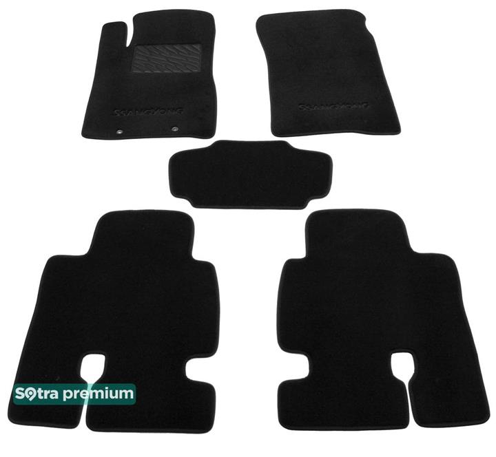 Sotra 06438-CH-BLACK Interior mats Sotra two-layer black for Ssang yong Kyron (2005-2014), set 06438CHBLACK: Buy near me in Poland at 2407.PL - Good price!
