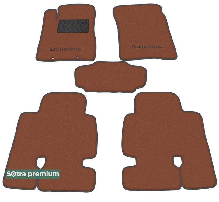 Sotra 06438-CH-TERRA Interior mats Sotra two-layer terracotta for Ssang yong Kyron (2005-2014), set 06438CHTERRA: Buy near me at 2407.PL in Poland at an Affordable price!