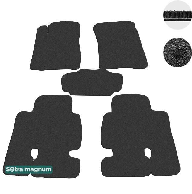 Sotra 06438-MG15-BLACK Interior mats Sotra two-layer black for Ssang yong Kyron (2005-2014), set 06438MG15BLACK: Buy near me in Poland at 2407.PL - Good price!