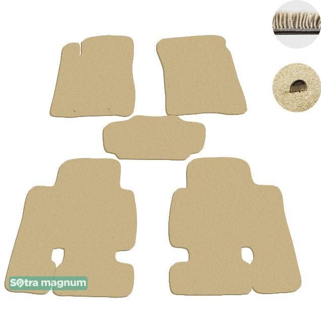 Sotra 06438-MG20-BEIGE Interior mats Sotra two-layer beige for Ssang yong Kyron (2005-2014), set 06438MG20BEIGE: Buy near me in Poland at 2407.PL - Good price!