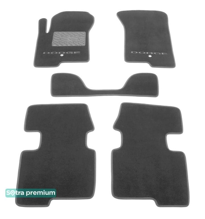Sotra 06440-CH-GREY Interior mats Sotra two-layer gray for Dodge Caliber (2007-2012), set 06440CHGREY: Buy near me in Poland at 2407.PL - Good price!