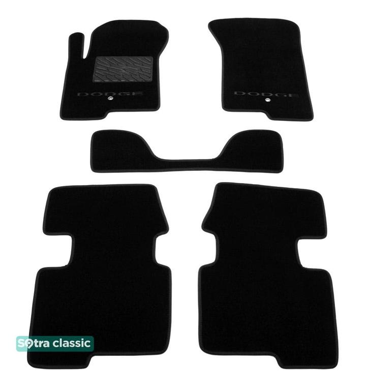 Sotra 06440-GD-BLACK Interior mats Sotra two-layer black for Dodge Caliber (2007-2012), set 06440GDBLACK: Buy near me in Poland at 2407.PL - Good price!