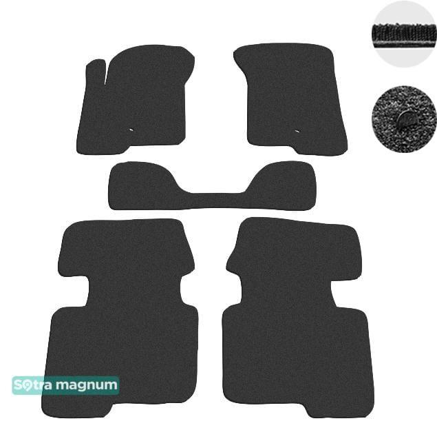 Sotra 06440-MG15-BLACK Interior mats Sotra two-layer black for Dodge Caliber (2007-2012), set 06440MG15BLACK: Buy near me in Poland at 2407.PL - Good price!
