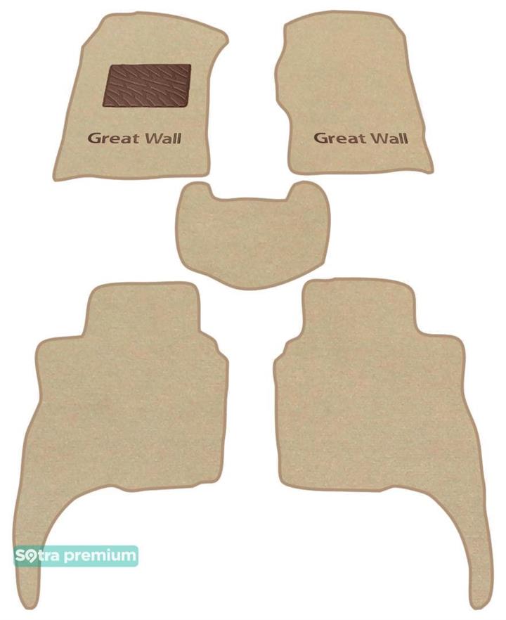 Sotra 06447-CH-BEIGE Interior mats Sotra two-layer beige for Great wall Pegasus (2004-2012), set 06447CHBEIGE: Buy near me in Poland at 2407.PL - Good price!