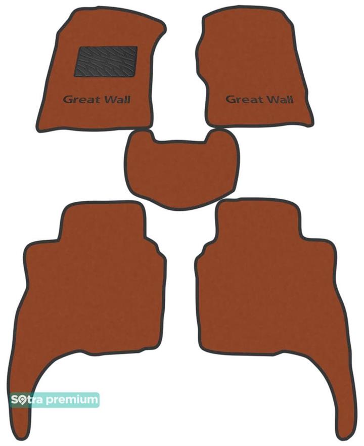 Sotra 06447-CH-TERRA Interior mats Sotra two-layer terracotta for Great wall Pegasus (2004-2012), set 06447CHTERRA: Buy near me in Poland at 2407.PL - Good price!