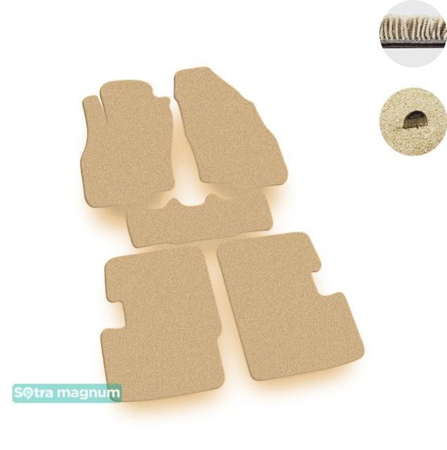 Sotra 06458-MG20-BEIGE Interior mats Sotra two-layer beige for Fiat Grand punto (2005-2018), set 06458MG20BEIGE: Buy near me at 2407.PL in Poland at an Affordable price!