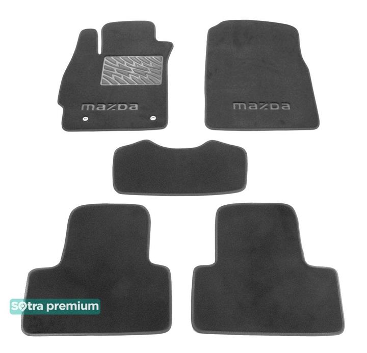 Sotra 06487-CH-GREY Interior mats Sotra two-layer gray for Mazda Cx-7 (2006-2012), set 06487CHGREY: Buy near me in Poland at 2407.PL - Good price!