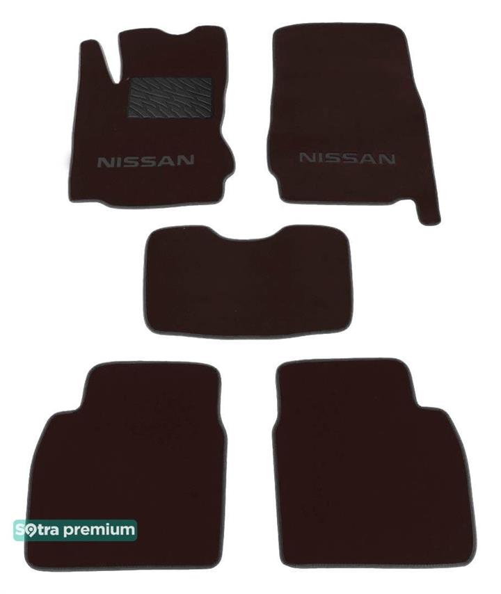 Sotra 06502-CH-CHOCO Interior mats Sotra two-layer brown for Nissan Note (2005-2013), set 06502CHCHOCO: Buy near me in Poland at 2407.PL - Good price!