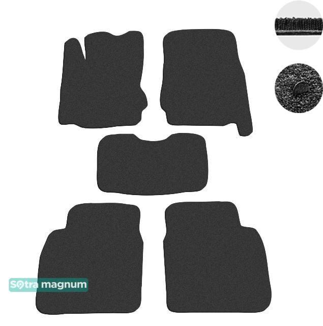 Sotra 06502-MG15-BLACK Interior mats Sotra two-layer black for Nissan Note (2005-2013), set 06502MG15BLACK: Buy near me in Poland at 2407.PL - Good price!