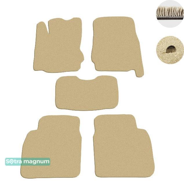 Sotra 06502-MG20-BEIGE Interior mats Sotra two-layer beige for Nissan Note (2005-2013), set 06502MG20BEIGE: Buy near me in Poland at 2407.PL - Good price!