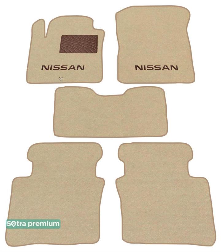 Sotra 06505-CH-BEIGE Interior mats Sotra two-layer beige for Nissan Teana (2003-2008), set 06505CHBEIGE: Buy near me in Poland at 2407.PL - Good price!