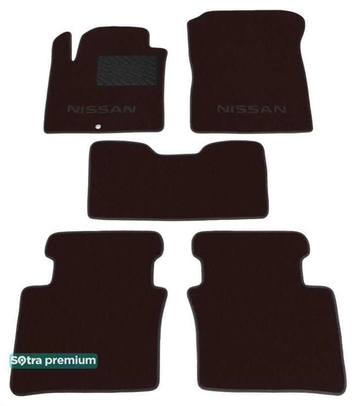 Sotra 06505-CH-CHOCO Interior mats Sotra two-layer brown for Nissan Teana (2003-2008), set 06505CHCHOCO: Buy near me in Poland at 2407.PL - Good price!